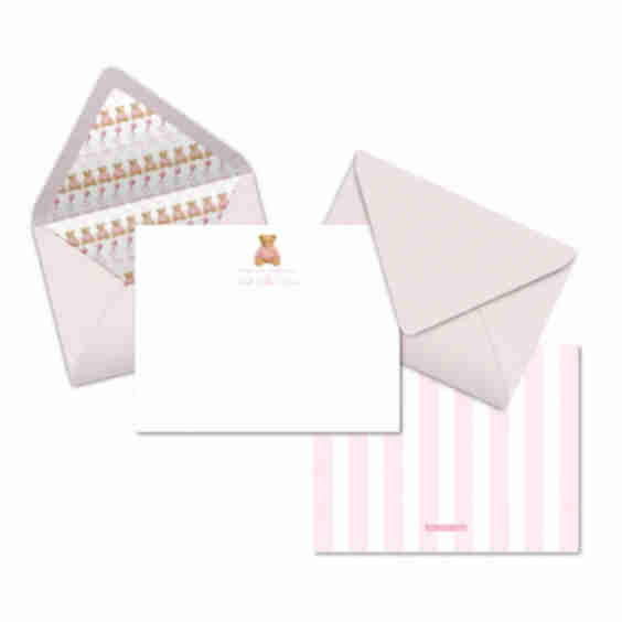 Heirloom Teddy Bear Notecards 