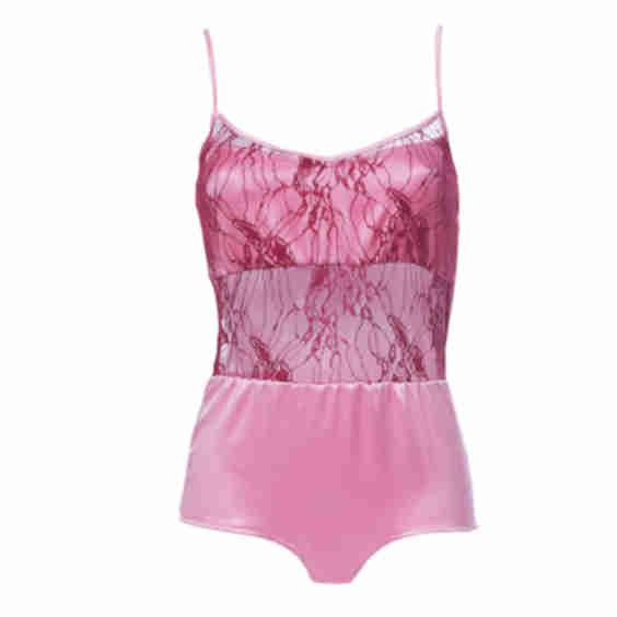 Silk Fuschia Bodysuit