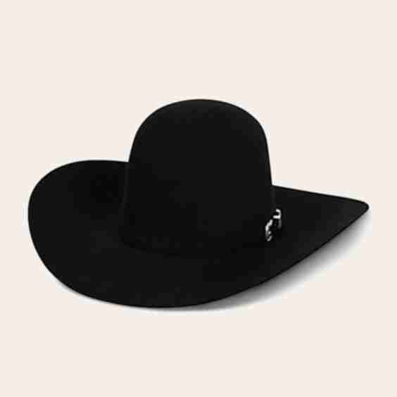 Open Crown Felt Cowboy Hat
