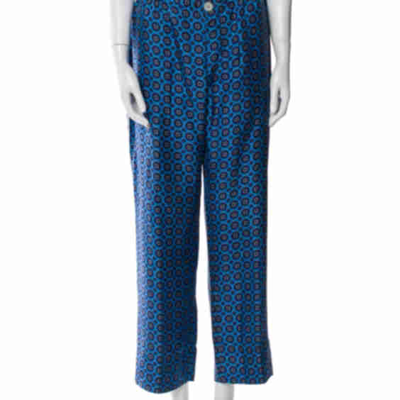 Silk Wide Leg Pants