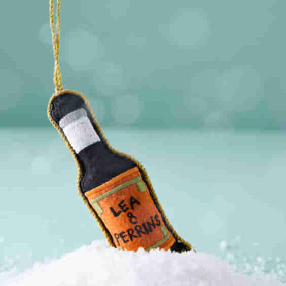Lea & Perrins Felt Ornament