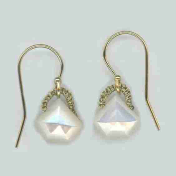 Pentagon Drop Earrings