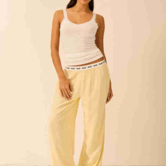 Soft Brushed Woven Pyjama Bottoms