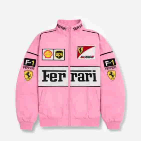 Ferrari F1 Vintage Racing Cotton Jacket