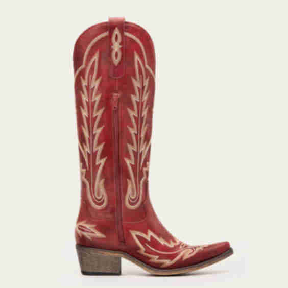The Rosemary - Classic Tall Cowgirl Boots with Embroidery