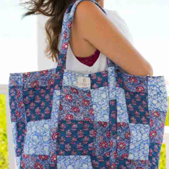 Oceano Patchwork Tote Bag