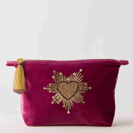 Sparkle Heart Pouch