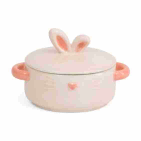 Bunny Tulip Candy Pot