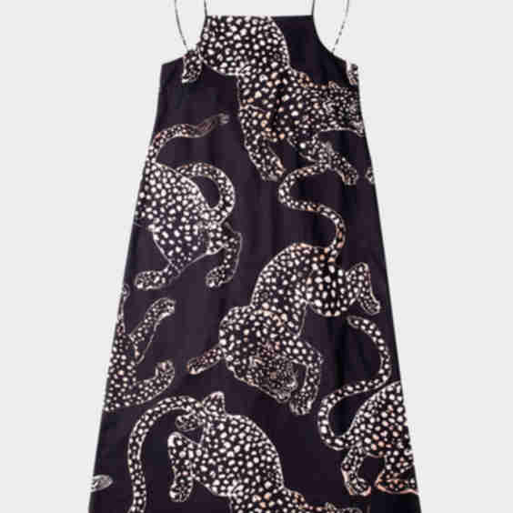 Square-Neckline Cotton Slip Nightie