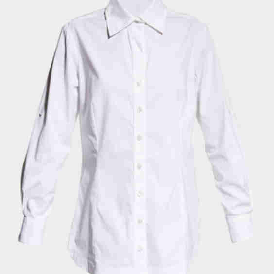 Joey Button-Down Long-Sleeve Roll-Tab Shirt