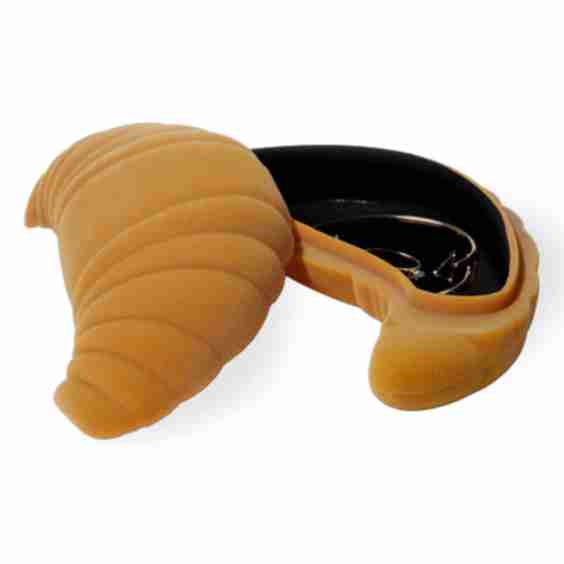 Good Morning Collection Croissant Velvet Storage Box