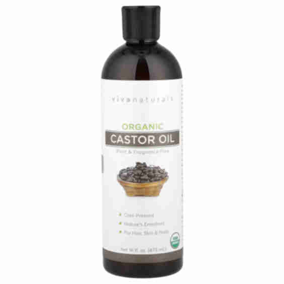 Organic Castor Oil, 16 fl oz (473 ml)