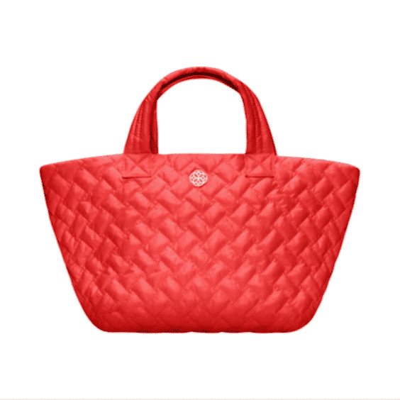 Small Quilted Tote Bag with Wallet & Crossbody Strap