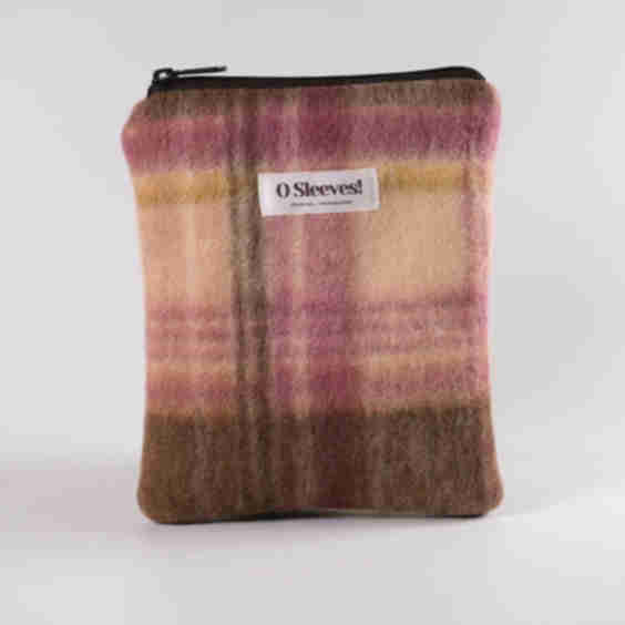Toasty Peach Wool-Blend e-Reader Sleeve