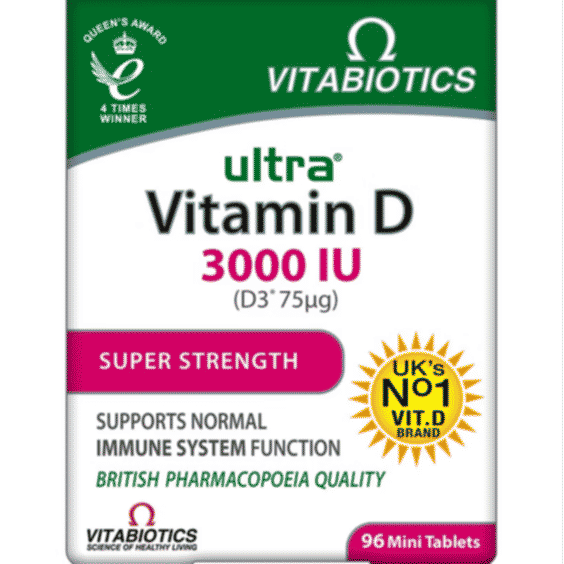 Ultra Vitamin D D3 3000 96s