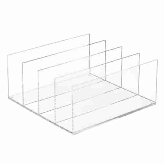 Acrylic 4-Section Purse Storage Organizer