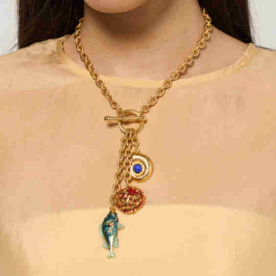 Bnto Exclusive Lariat Charm Necklace