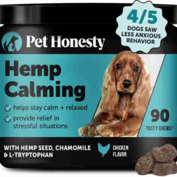 Calming Hemp Chicken Flavored Supplement for Dogs