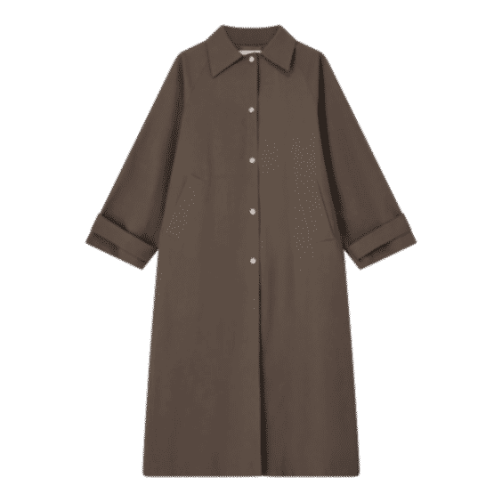 Ida Pleated Trenchcoat