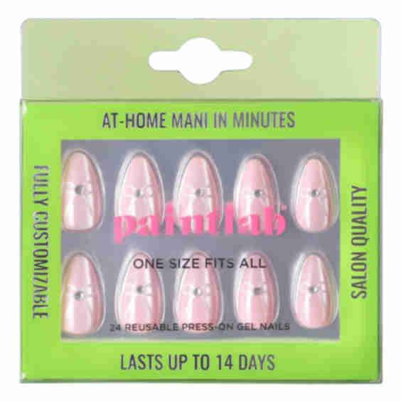 Coquette Short Almond Press-On Nails