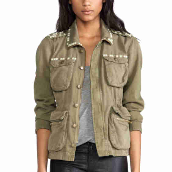 The Lone Soldier with Studs Jacket