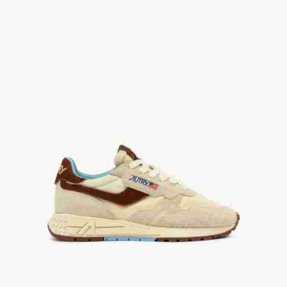 Reelwind Low Sneakers in Nylon and Suede