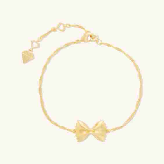 Bow Tie Pasta Bracelet