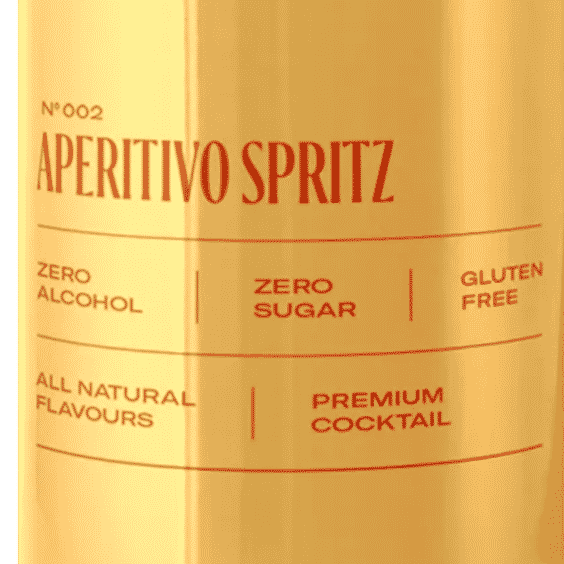 Alcohol Free Aperitivo Spritz 4 x 355 mL