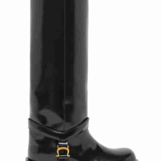 Leather 40MM Platform Boots