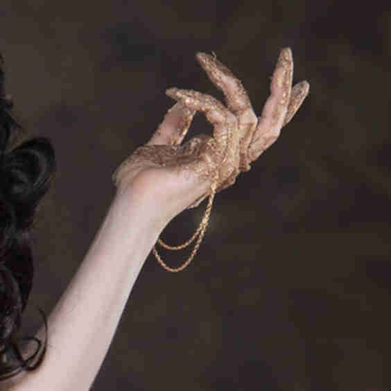 Aimee Lace Half Gloves