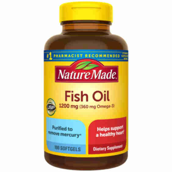 Fish Oil Supplements 1200 mg Omega 3 Supplements for Healthy Heart Support Softgels