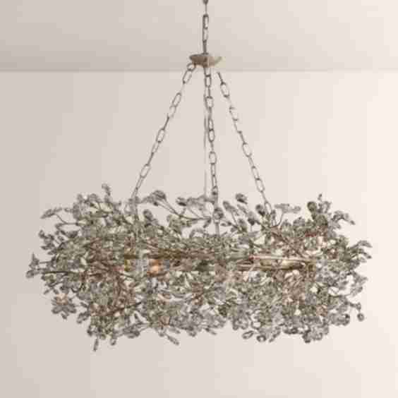 Crown Floral Crystal Chandelier