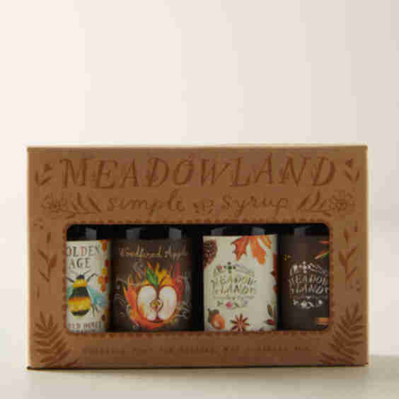 Autumn Simple Syrups, Set of 4