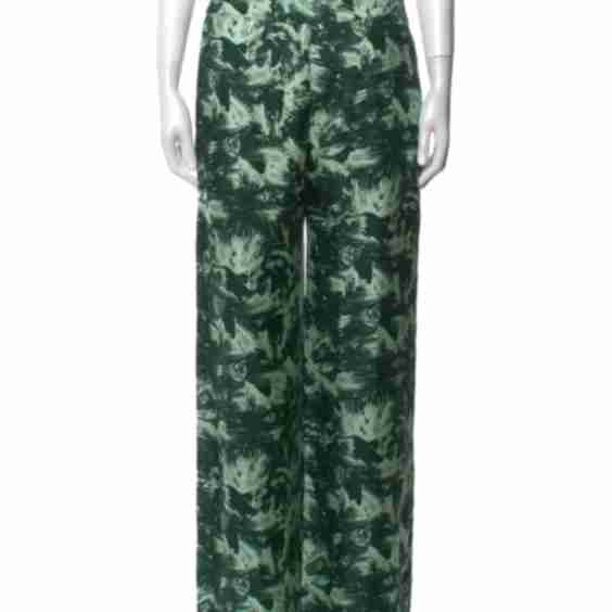 Silk Wide Leg Pants