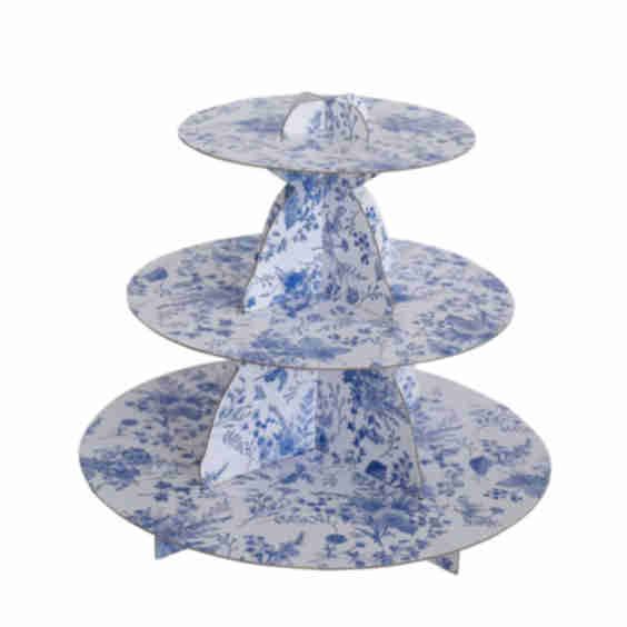 3-Tier Cardboard Cupcake Stand 11"