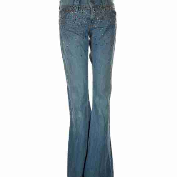 Star Print Jeans (Pre-Owned)