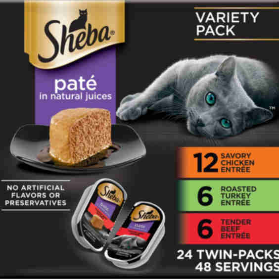 Perfect Portions Grain-Free Pate Variety Pack Adult Wet Cat Food Trays Case of 24