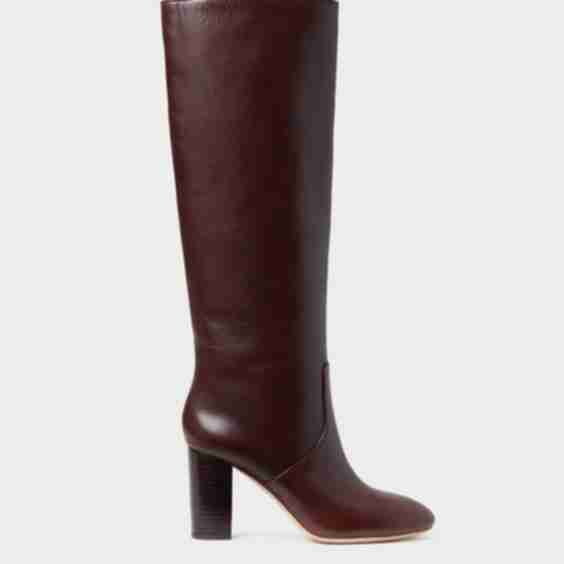 Gia Leather Tall Boot (Pre-Owned)