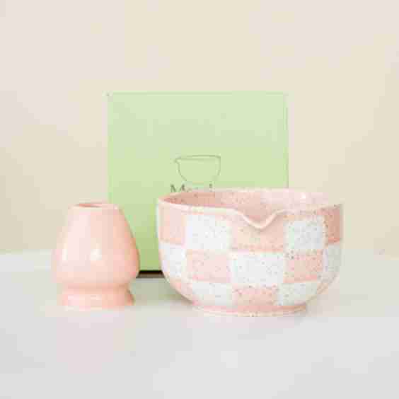 Checkerboard Matcha Set