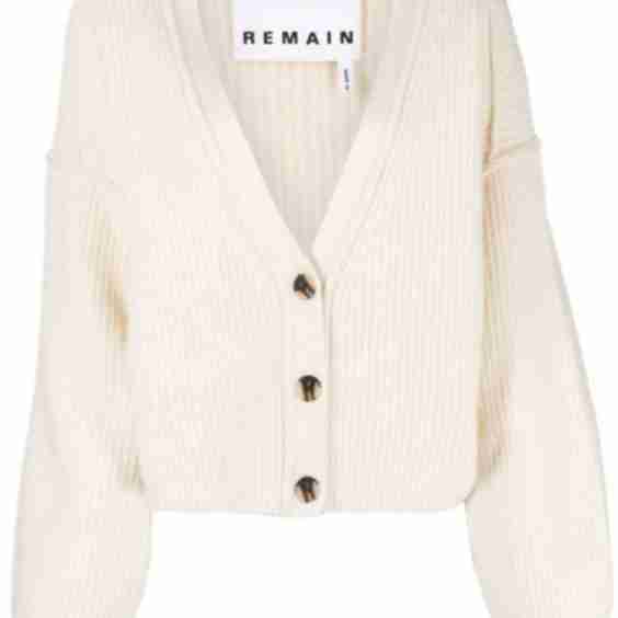 Karin V-neck Ribbed Knit Cardigan