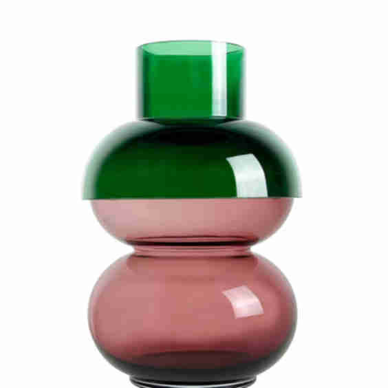 Glass Fusion Flip Vase