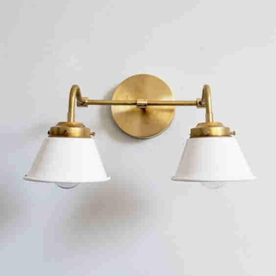 Quick Ship Double Kelly Sconce