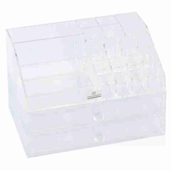 Clear Acrylic Makeup Organizer with Drawers for Cosmetics