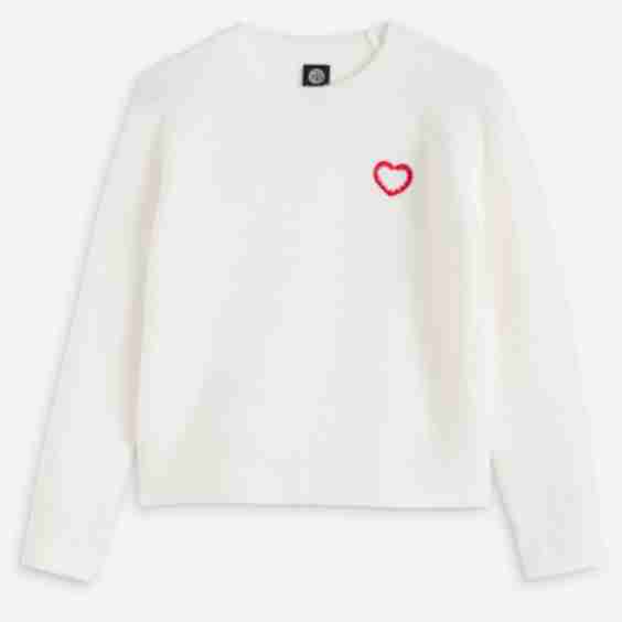 Stitched Heart Sweater