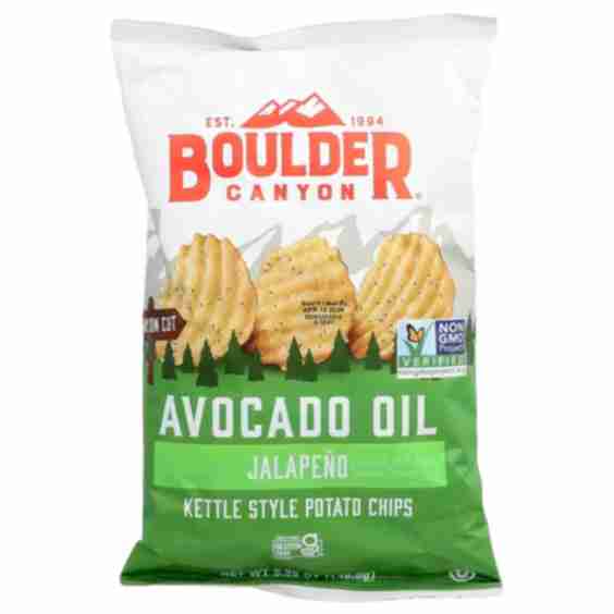 Avocado Oil Kettle Style Potato Chips, Jalapeño