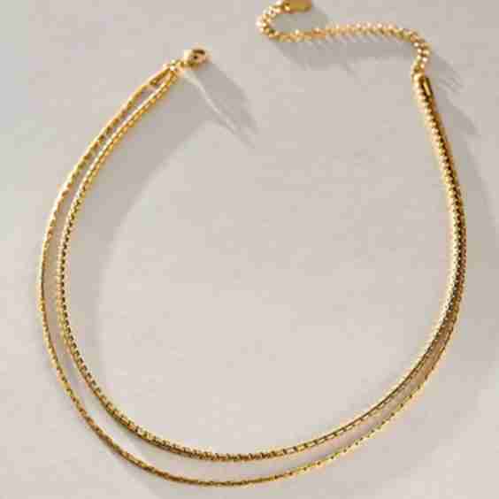 Double Layer Choker Necklace