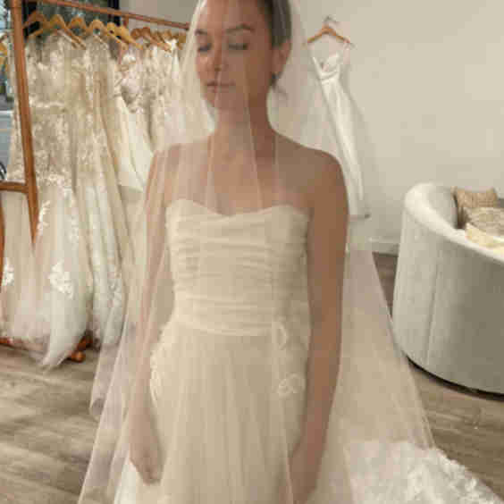 Aura Blusher Illusion Tulle Veil 