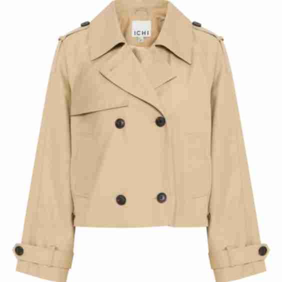 Cropped Trench Coat