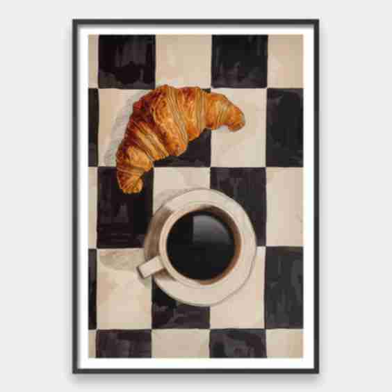 Cups and Croissant