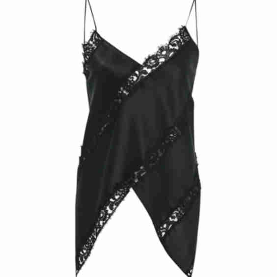 Bias Lace Panel Camisole